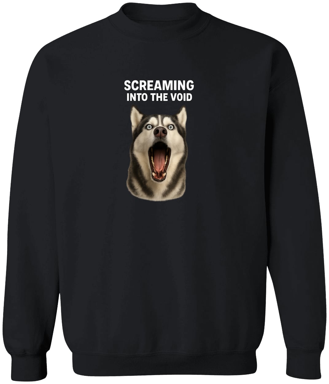 G180 Gildan Crewneck Pullover Sweatshirt - Black