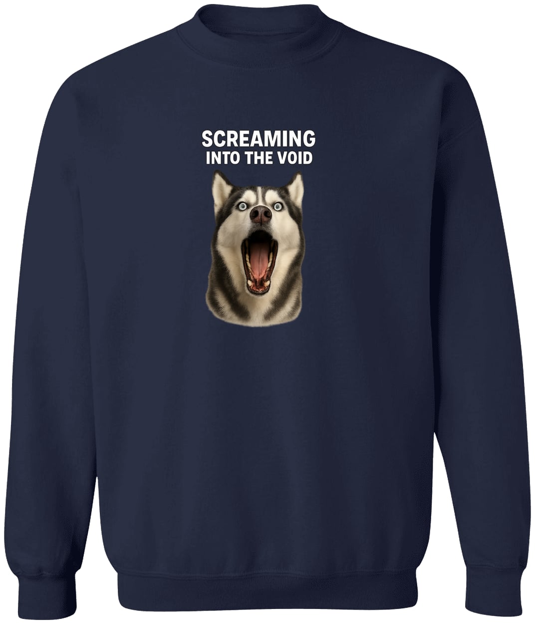G180 Gildan Crewneck Pullover Sweatshirt - Navy