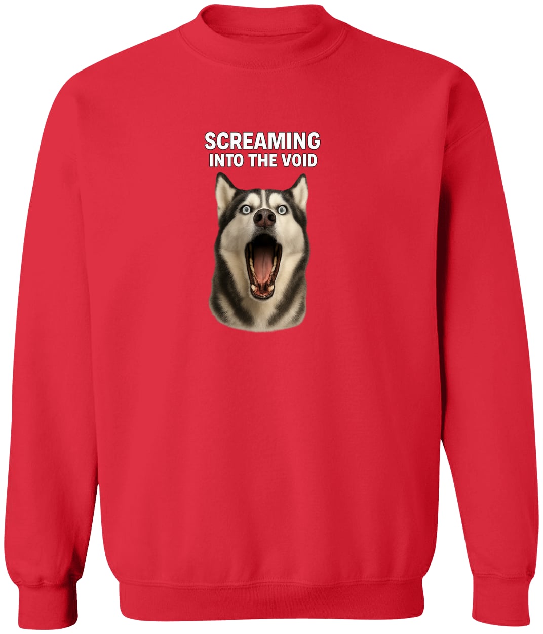 G180 Gildan Crewneck Pullover Sweatshirt - Red