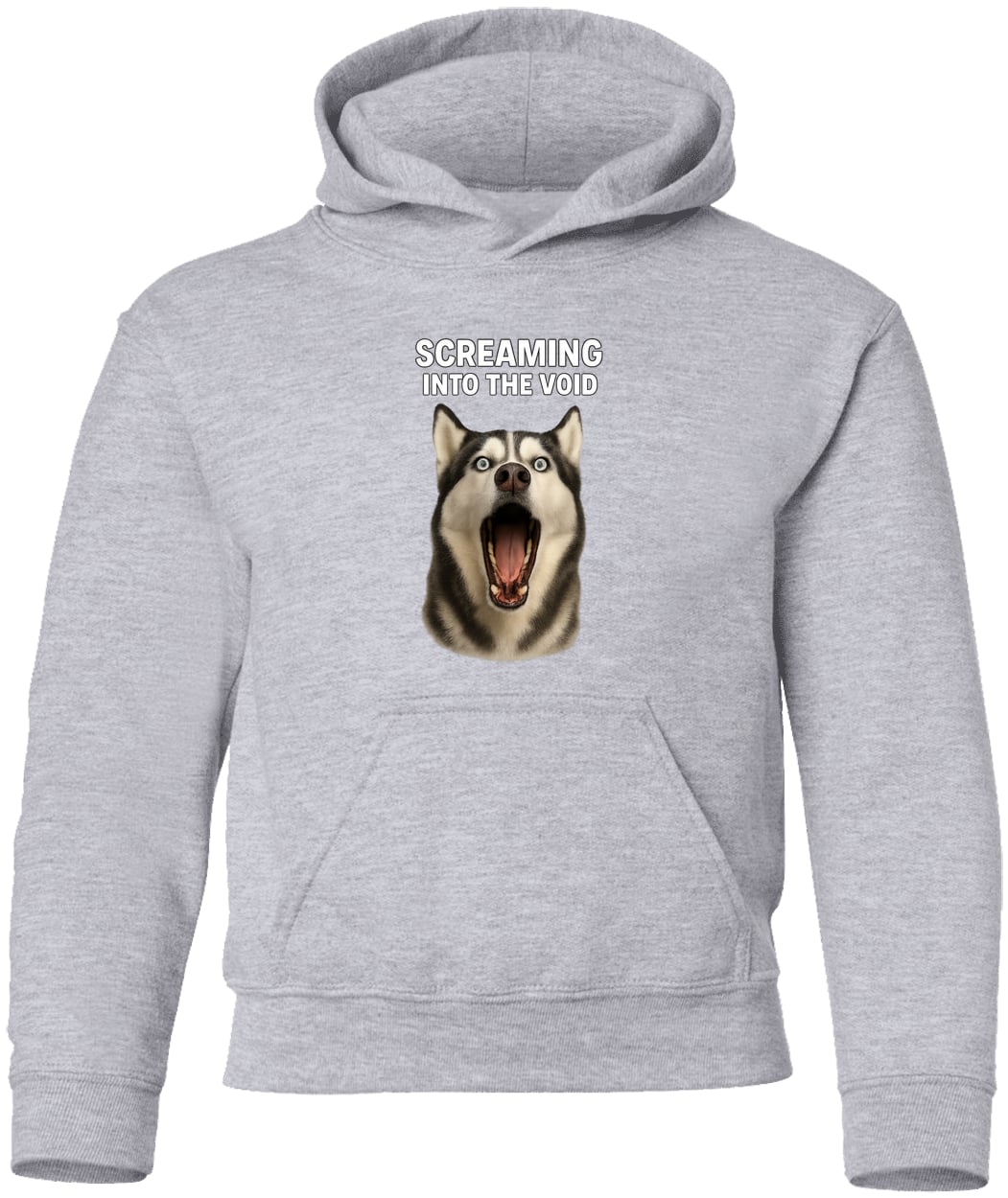 G185B Gildan Youth Pullover Hoodie - Sport Grey