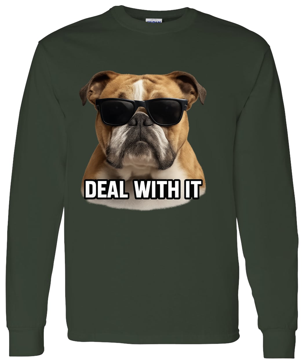 G540 LS T-Shirt 5.3 oz. - Forest Green