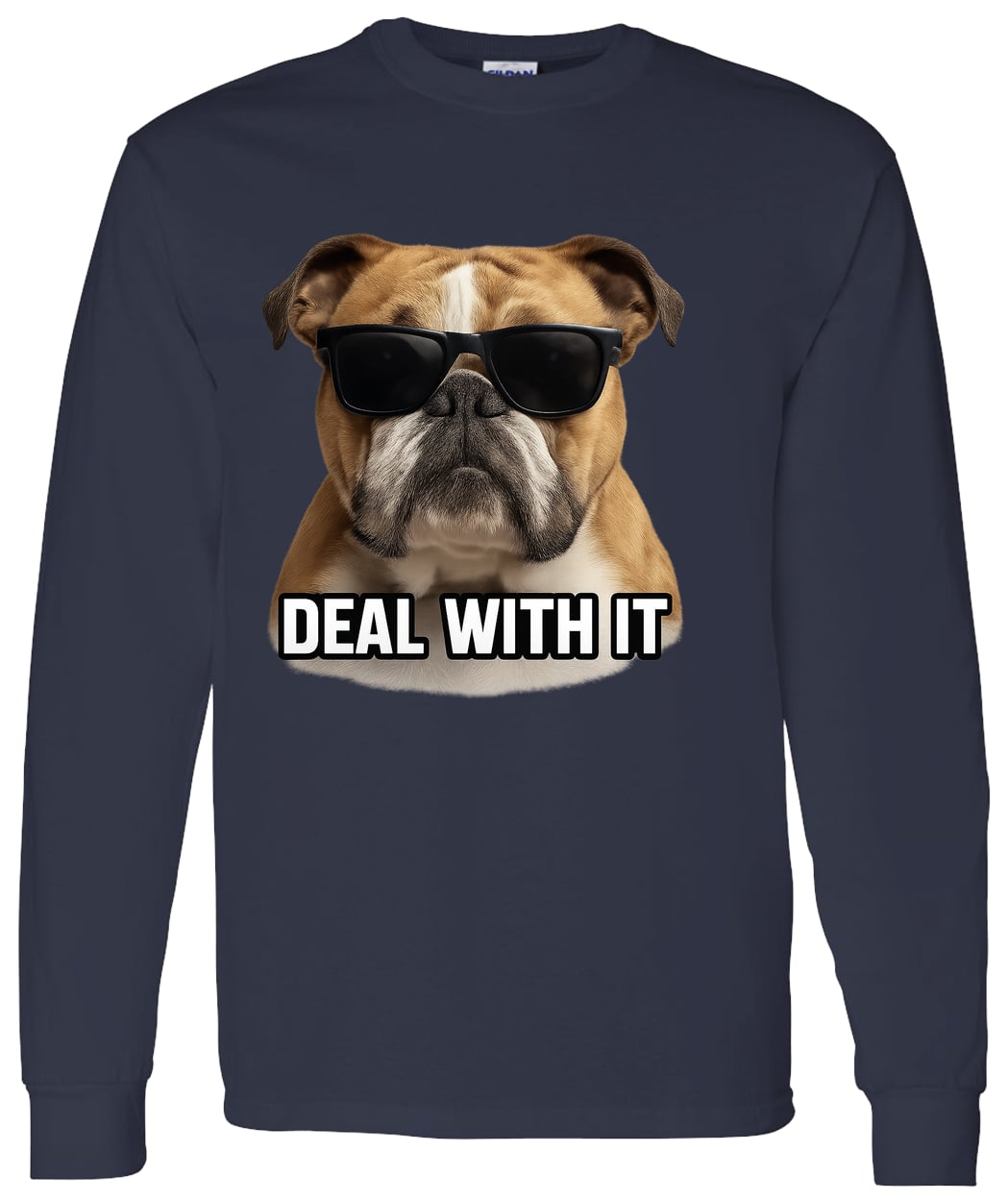 G540 LS T-Shirt 5.3 oz. - Navy