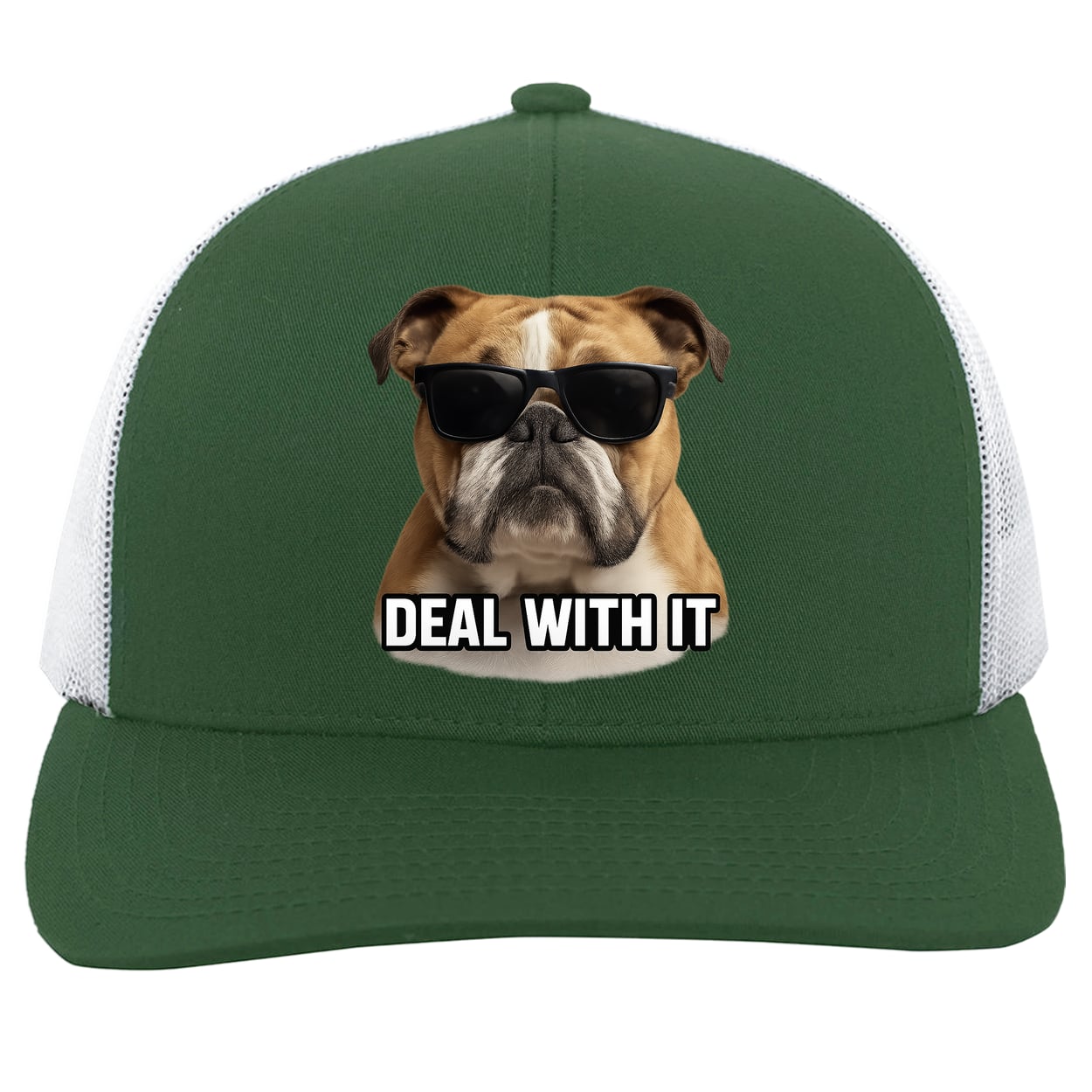 104C Trucker Snap Back - Dark Green/White