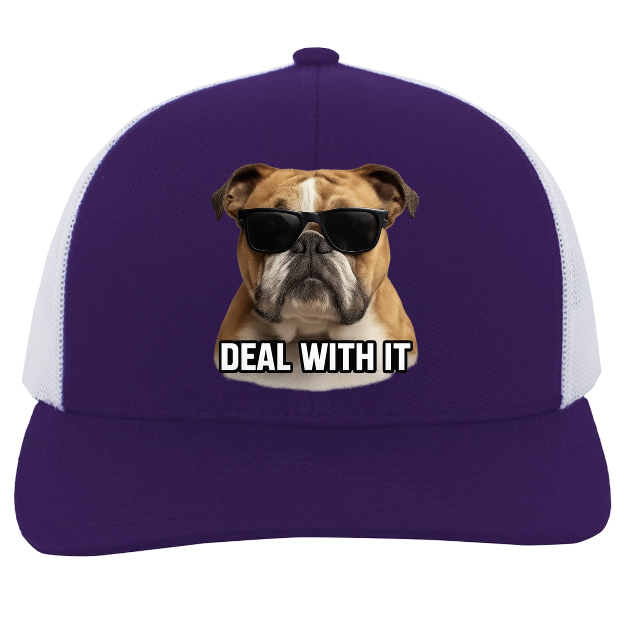 104C Trucker Snap Back - Purple/White