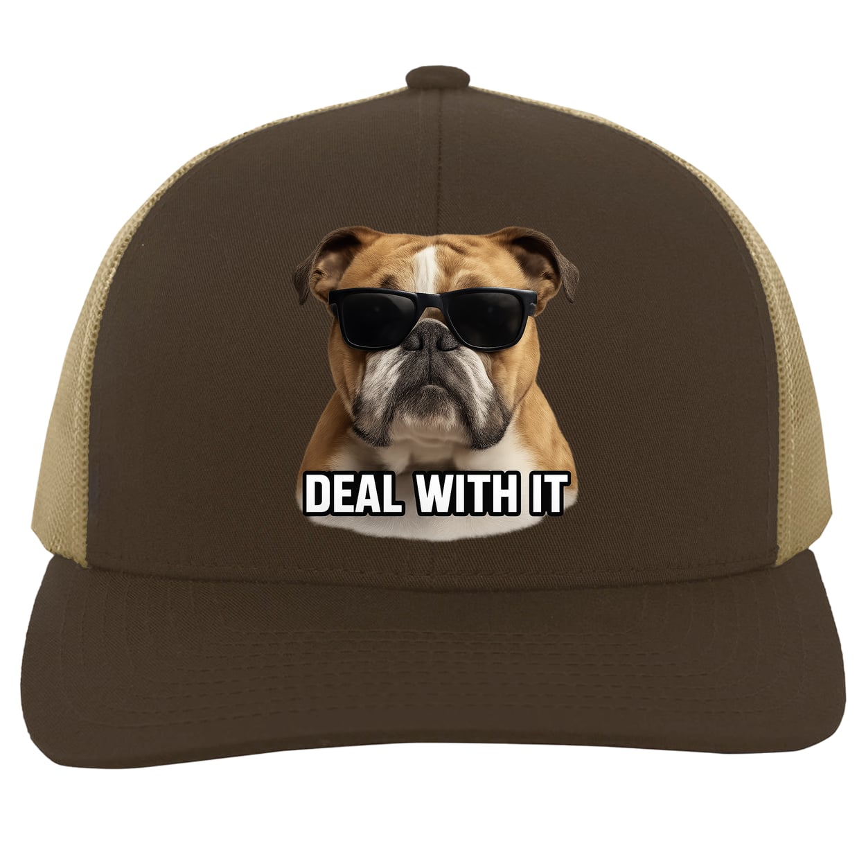 104C Trucker Snap Back - Brown/Khaki