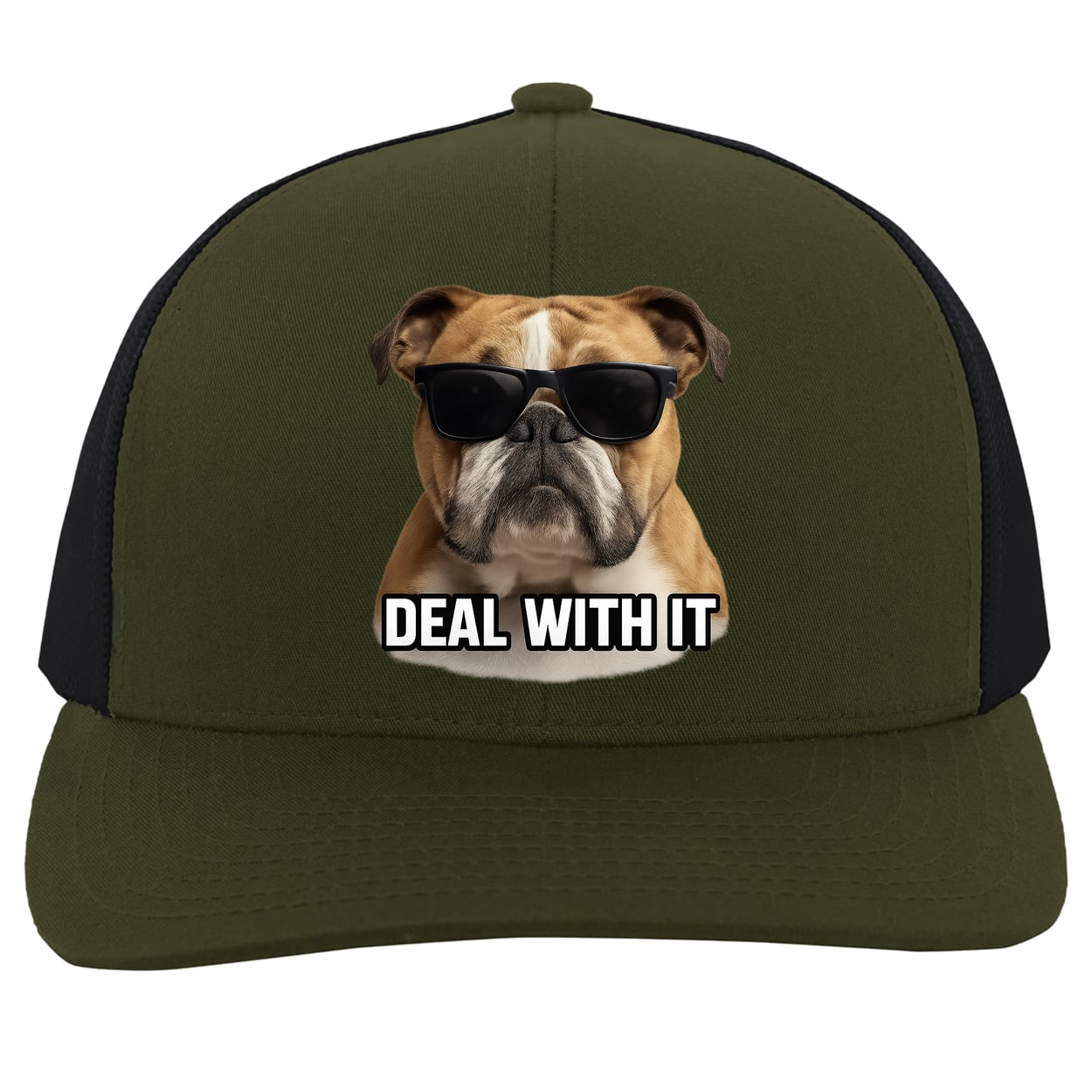 104C Trucker Snap Back - Moss/Charcoal