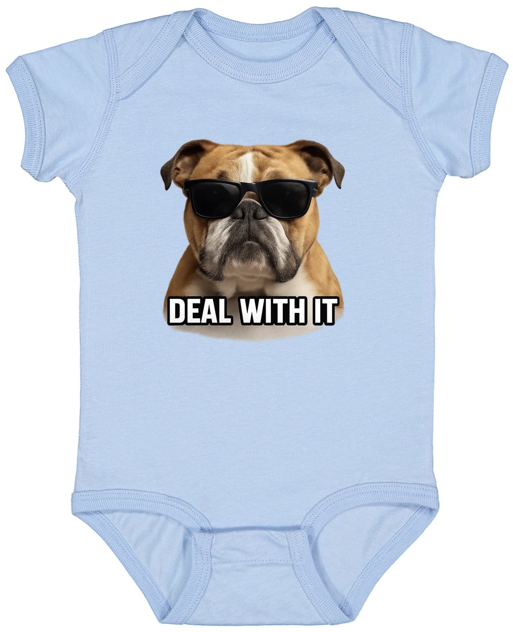 4424 Infant Fine Jersey Bodysuit - Light Blue