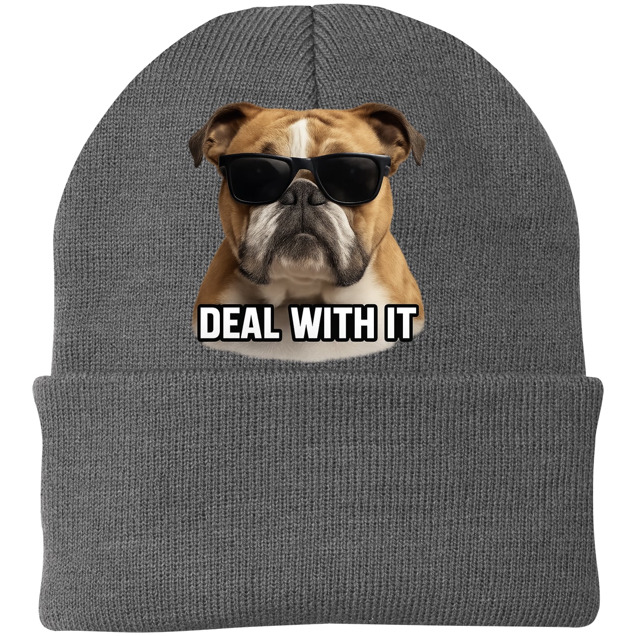 CP90 Port & Company Knit Beanie - Athletic Oxford