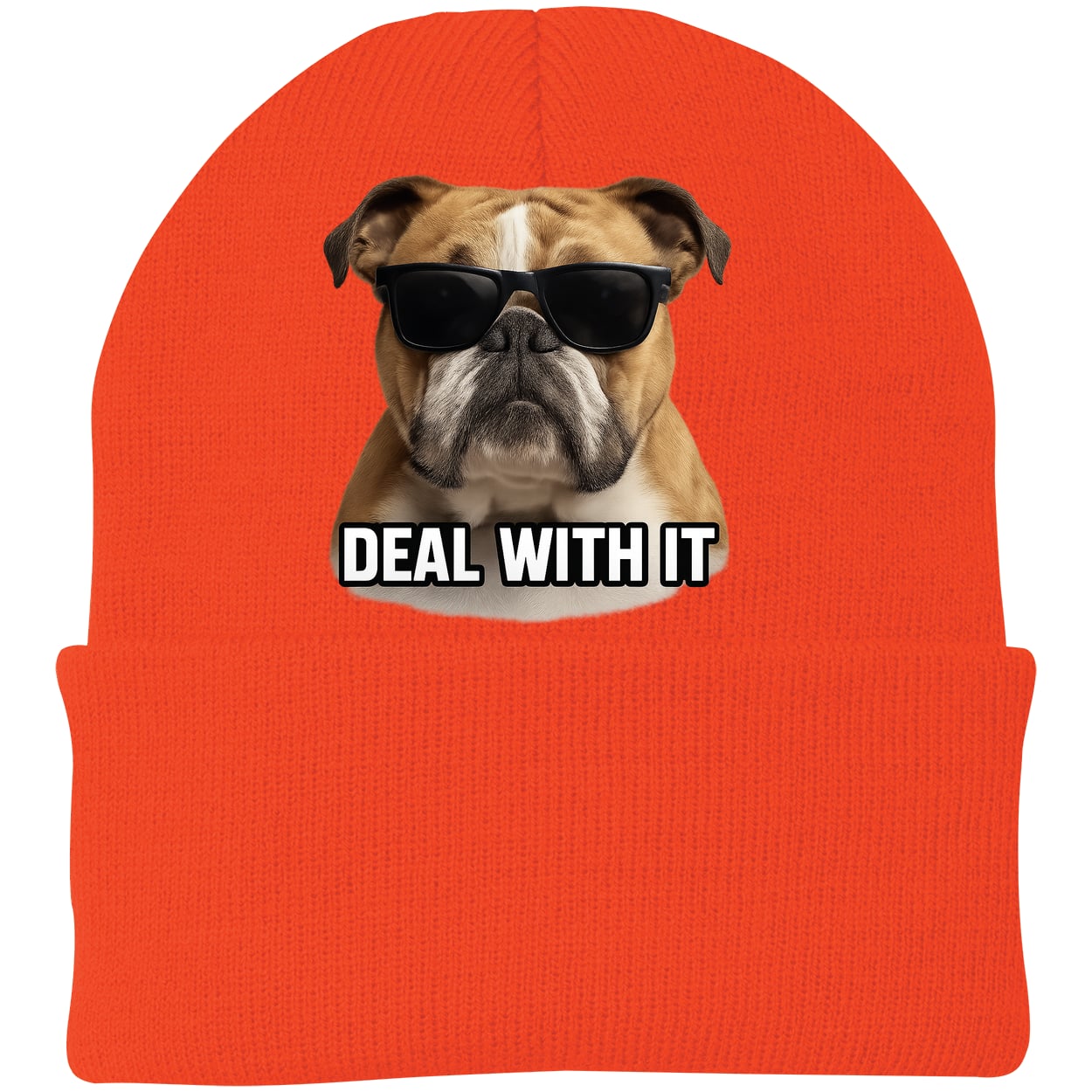 CP90 Port & Company Knit Beanie - Athletic Orange