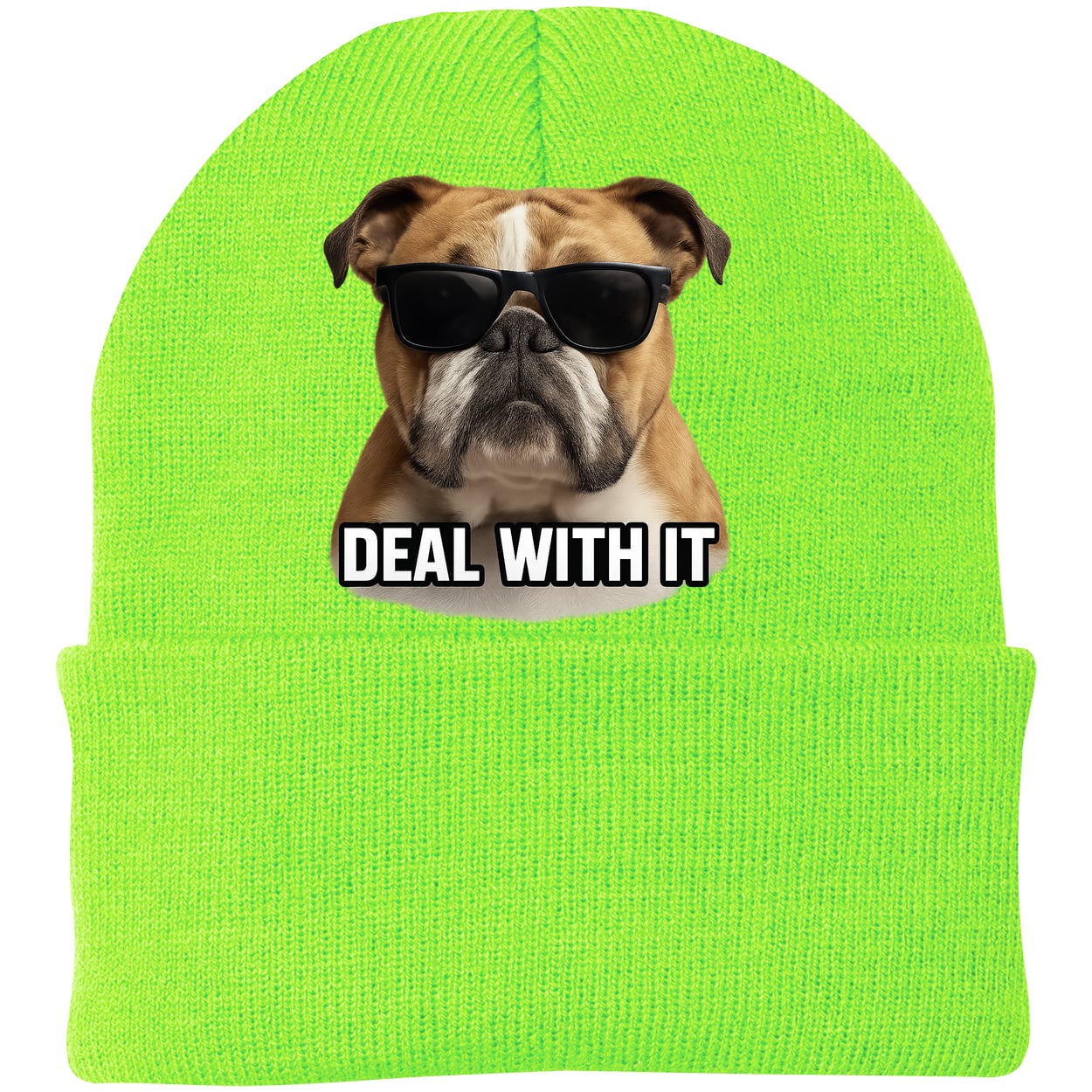 CP90 Port & Company Knit Beanie - Neon Green