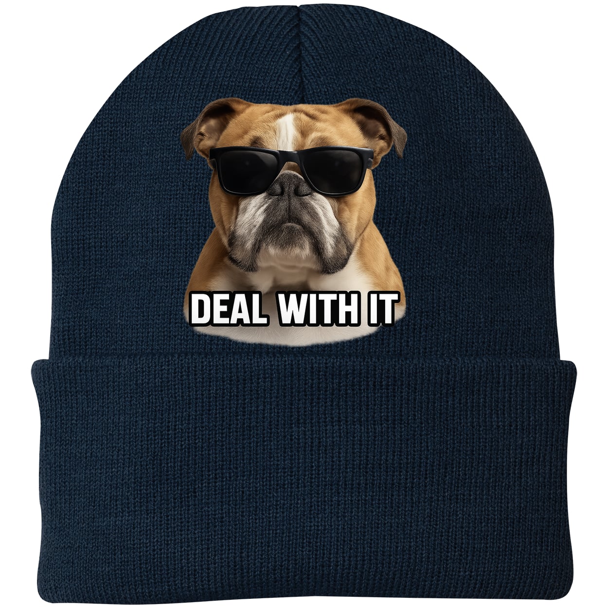 CP90 Port & Company Knit Beanie - Navy
