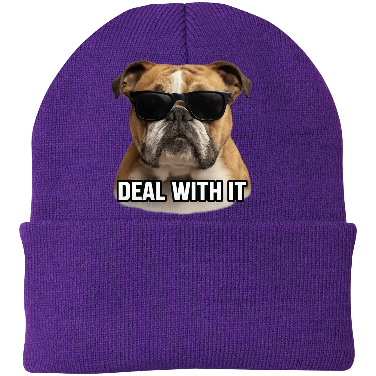 CP90 Port & Company Knit Beanie - Athletic Purple