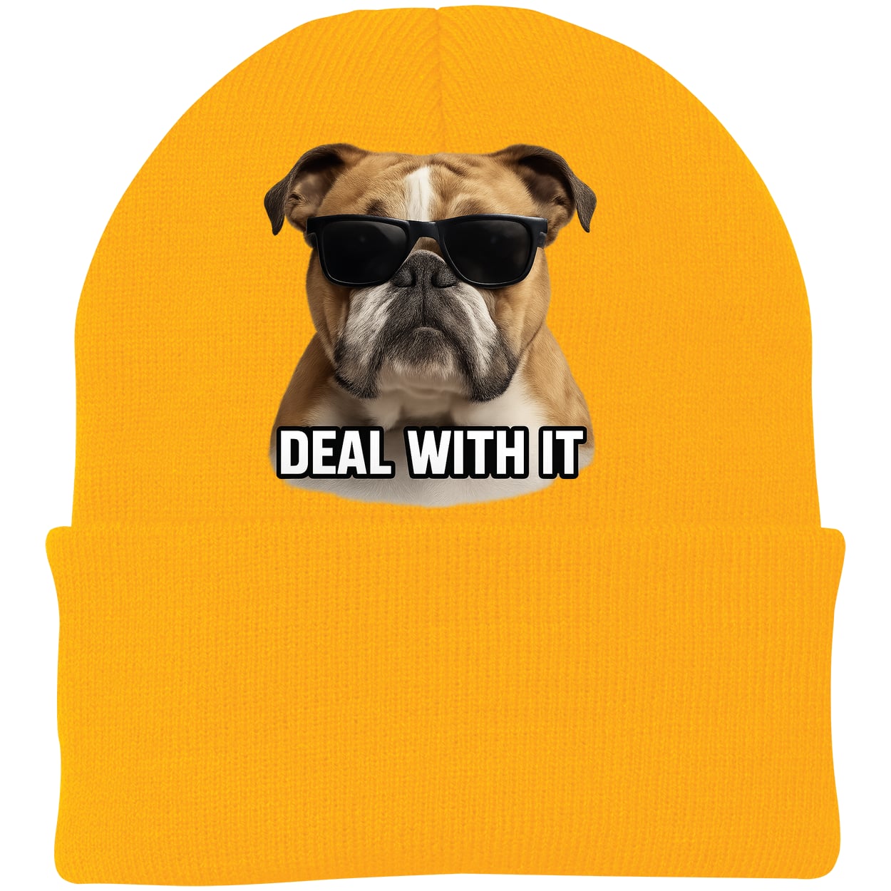 CP90 Port & Company Knit Beanie - Athletic Gold