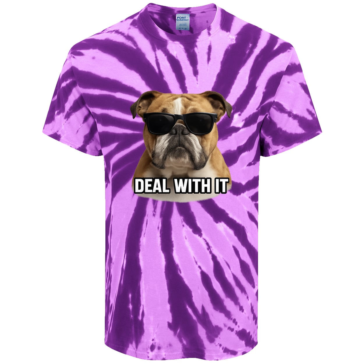 PC147 Port & Company Tie-Dye Tee - Purple