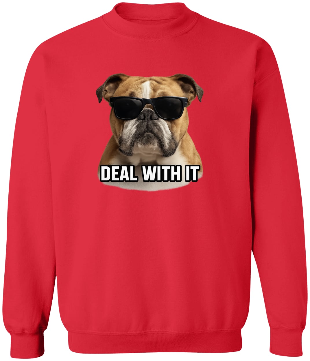 G180 Gildan Crewneck Pullover Sweatshirt - Red
