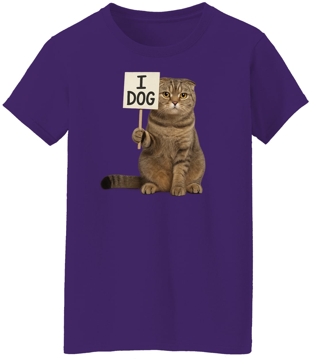 G500L Ladies' 5.3 oz. T-Shirt - Purple