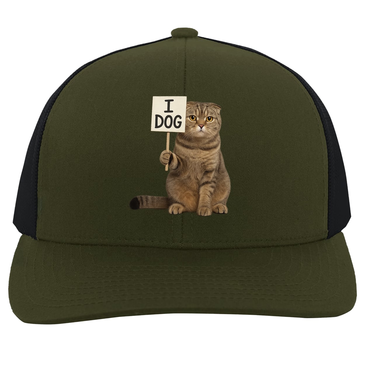 104C Trucker Snap Back - Moss/Charcoal