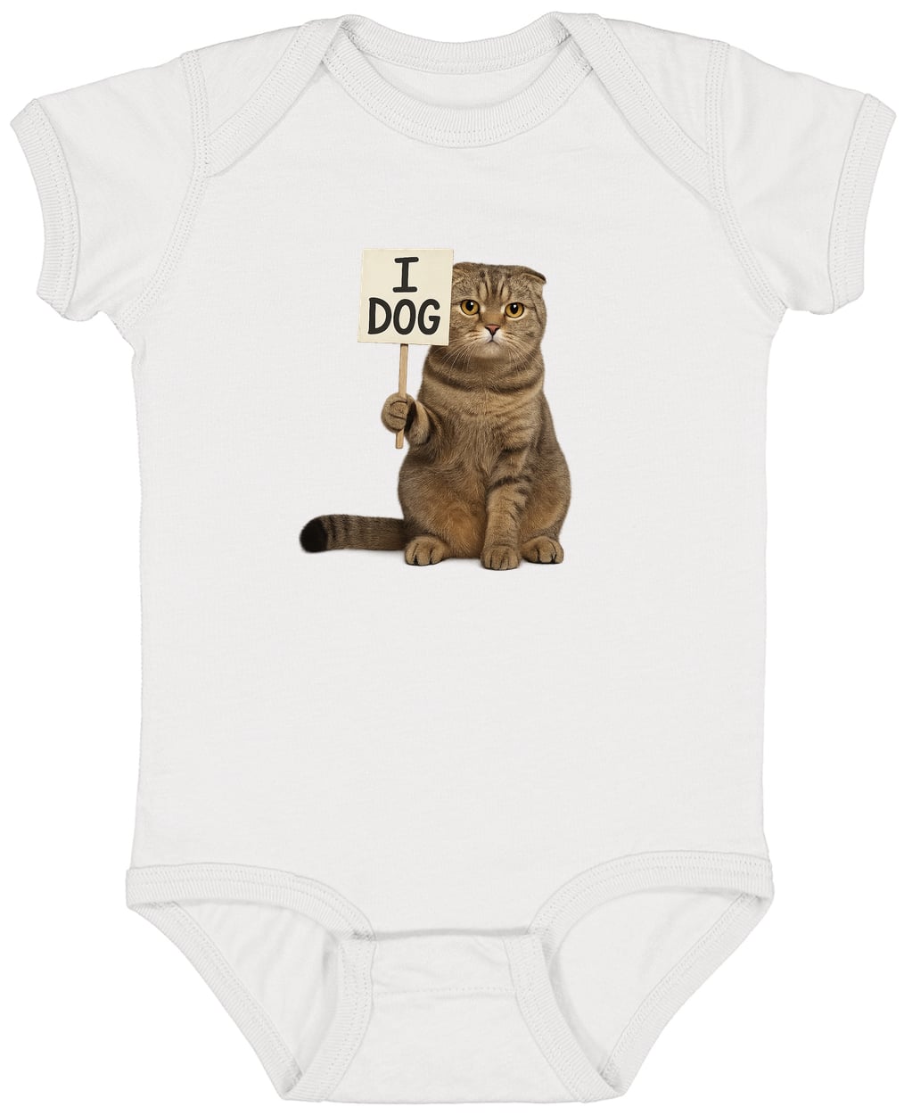 4424 Infant Fine Jersey Bodysuit - White