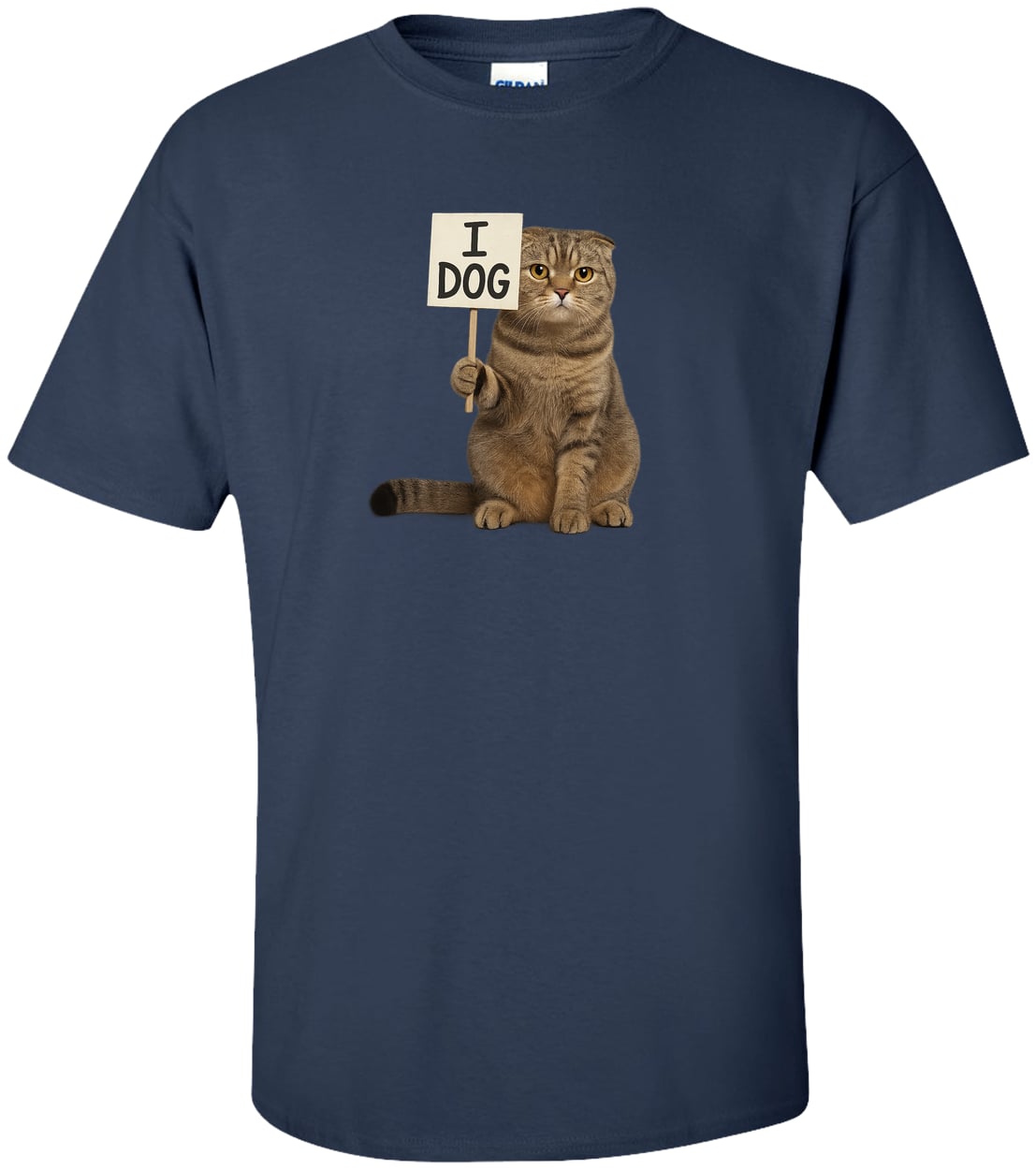 G200T Gildan Mens Tall Ultra Cotton Tee - Navy