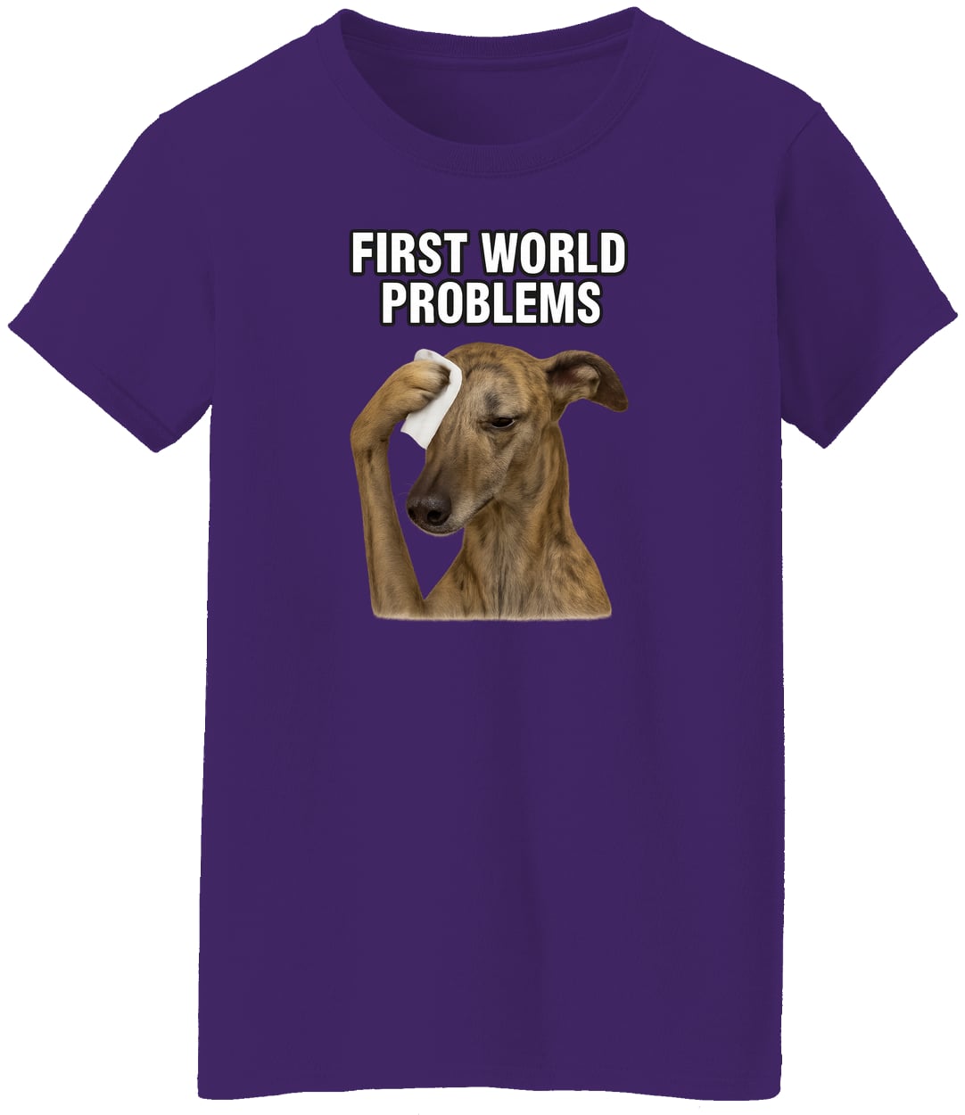 G500L Ladies' 5.3 oz. T-Shirt - Purple