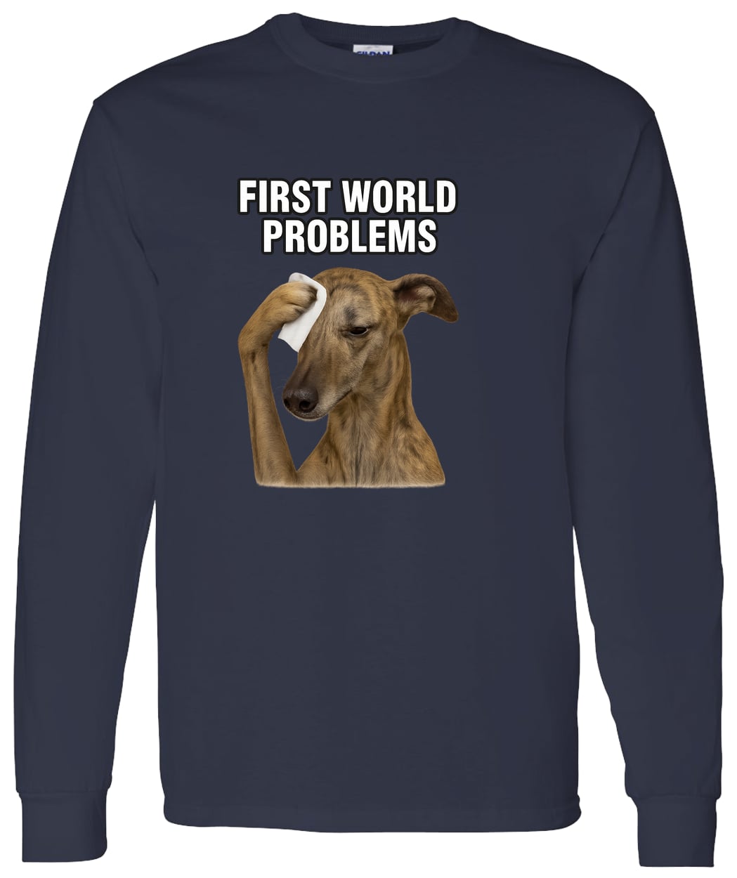 G540 LS T-Shirt 5.3 oz. - Navy