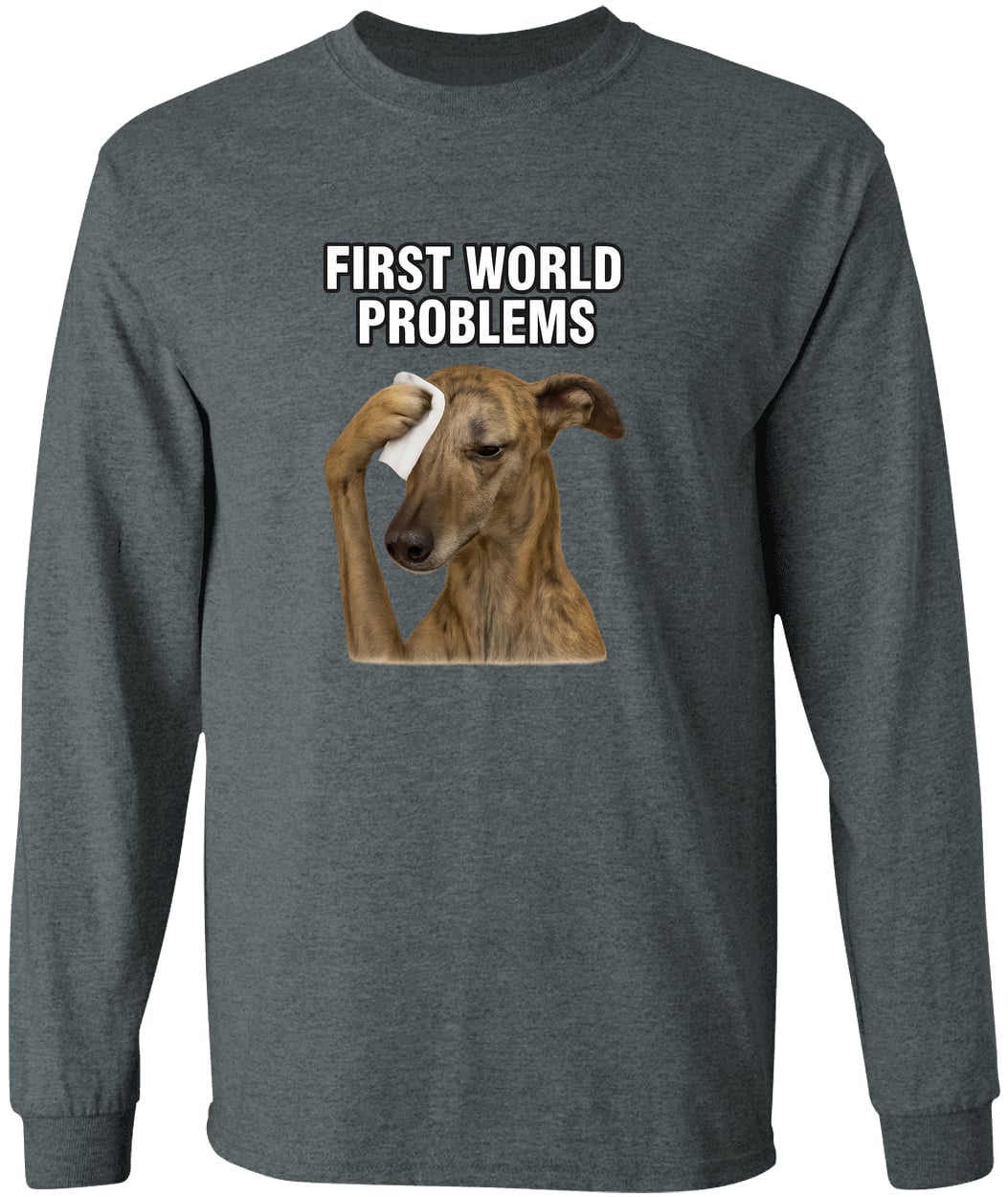 G540 LS T-Shirt 5.3 oz. - Dark Heather