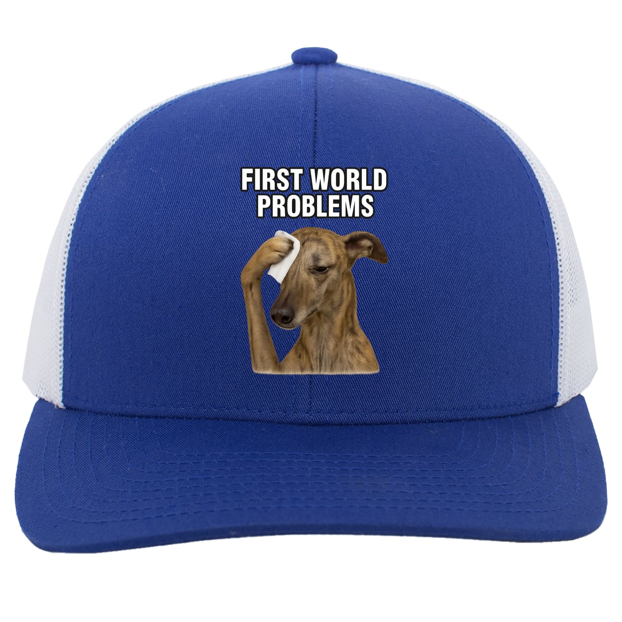 104C Trucker Snap Back - Royal/White