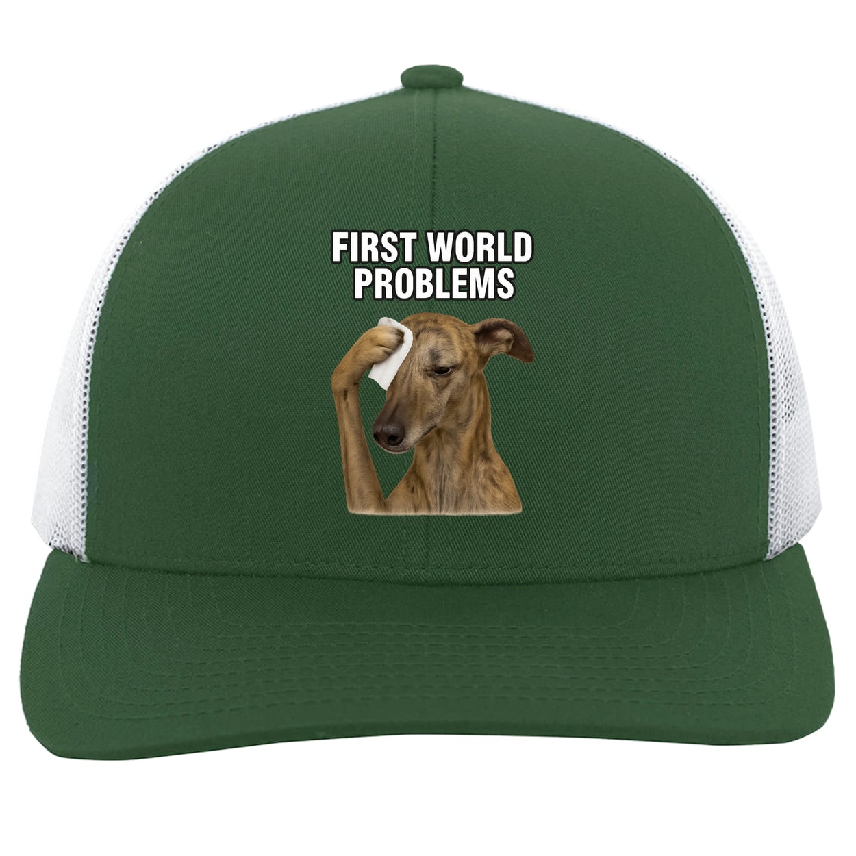 104C Trucker Snap Back - Dark Green/White