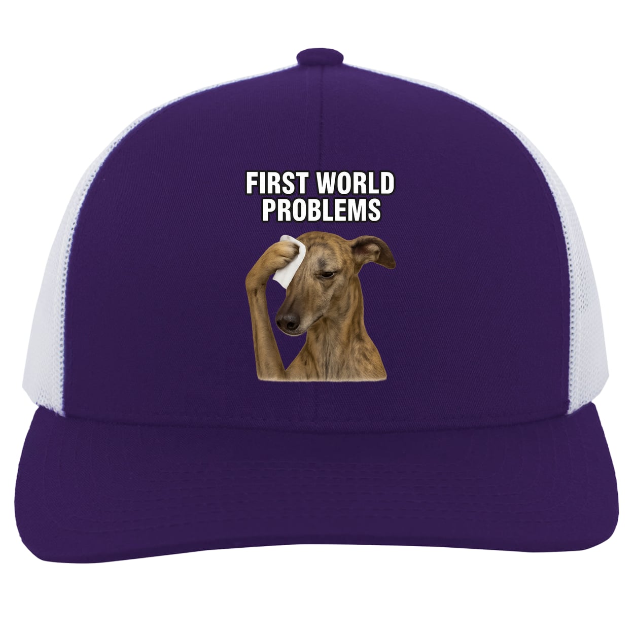 104C Trucker Snap Back - Purple/White