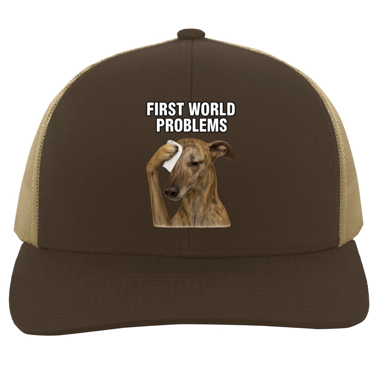 104C Trucker Snap Back - Brown/Khaki