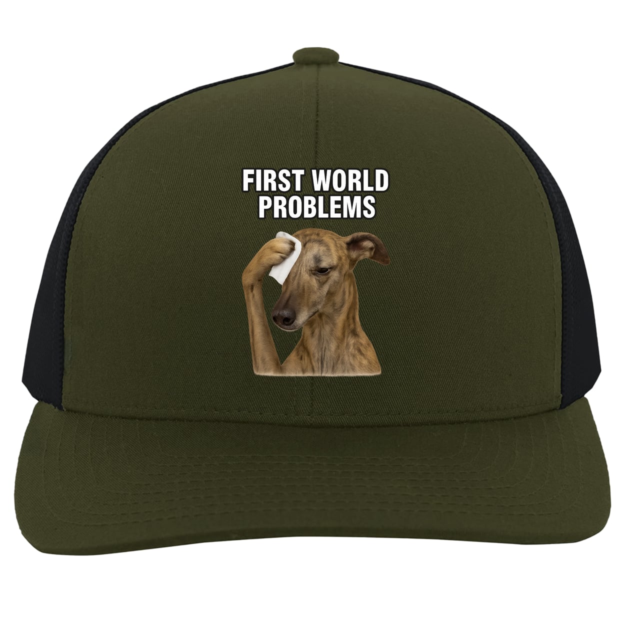 104C Trucker Snap Back - Moss/Charcoal