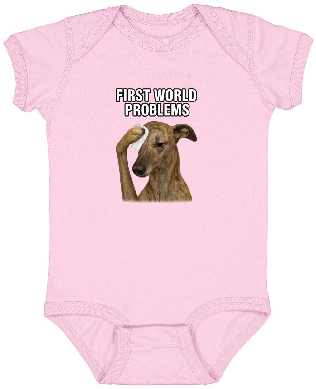 4424 Infant Fine Jersey Bodysuit - Pink