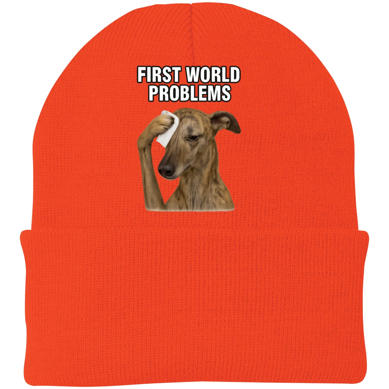 CP90 Port & Company Knit Beanie - Athletic Orange