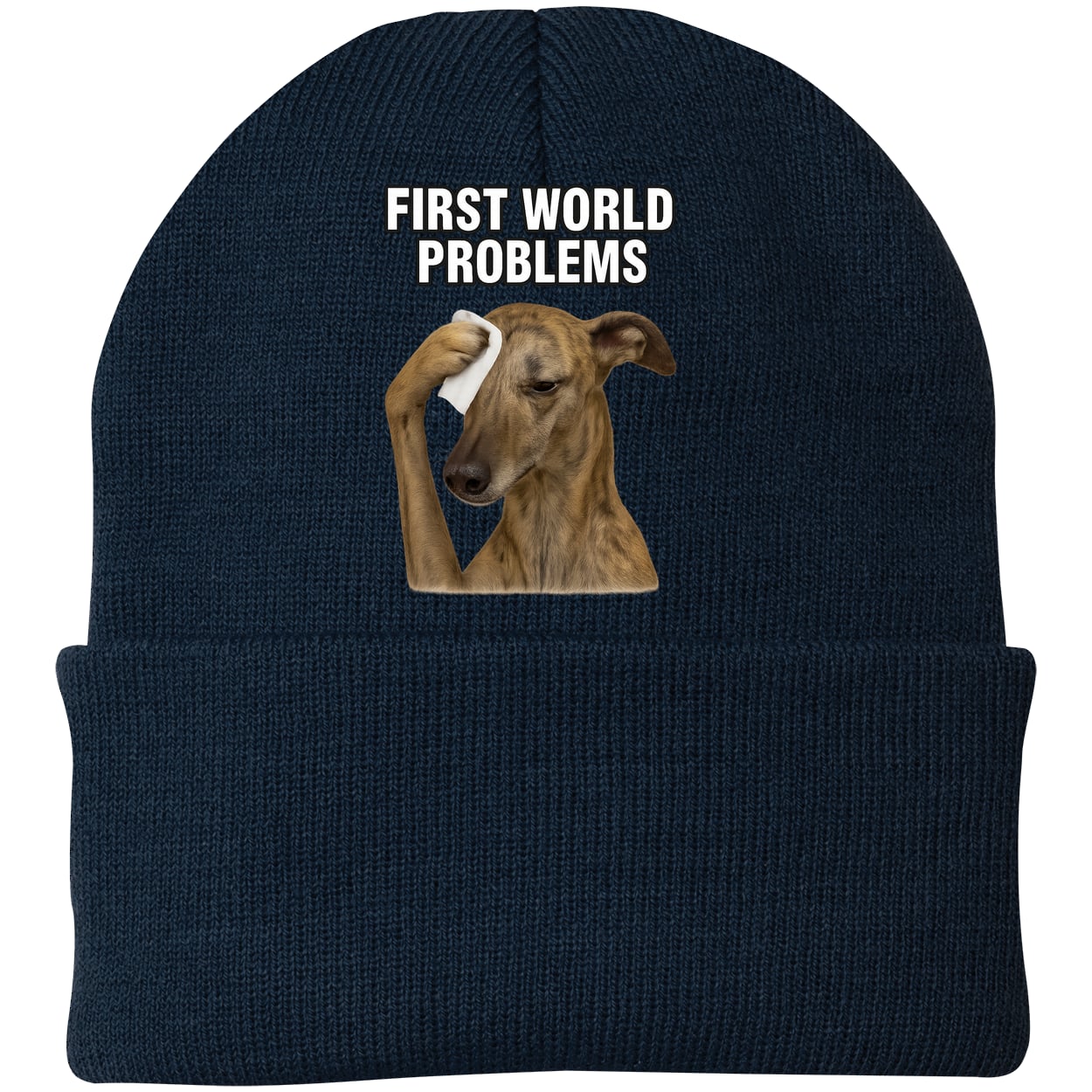 CP90 Port & Company Knit Beanie - Navy