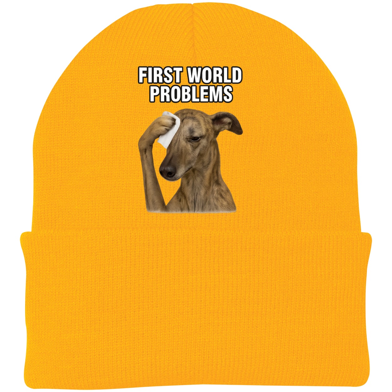 CP90 Port & Company Knit Beanie - Athletic Gold