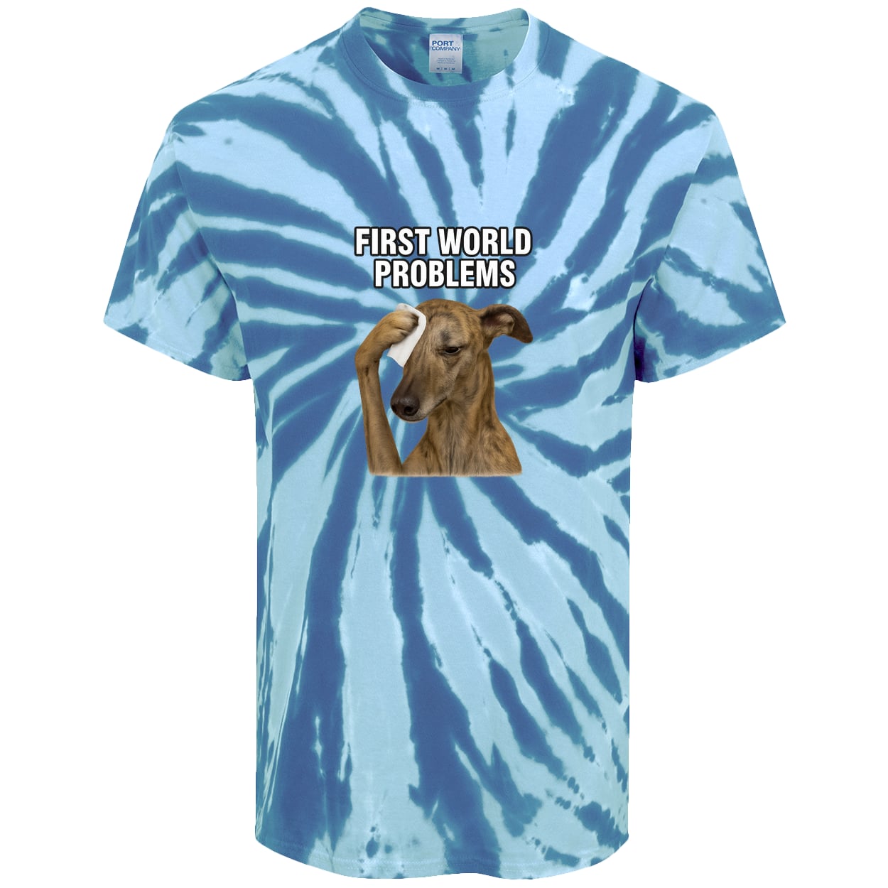 PC147 Port & Company Tie-Dye Tee - Royal
