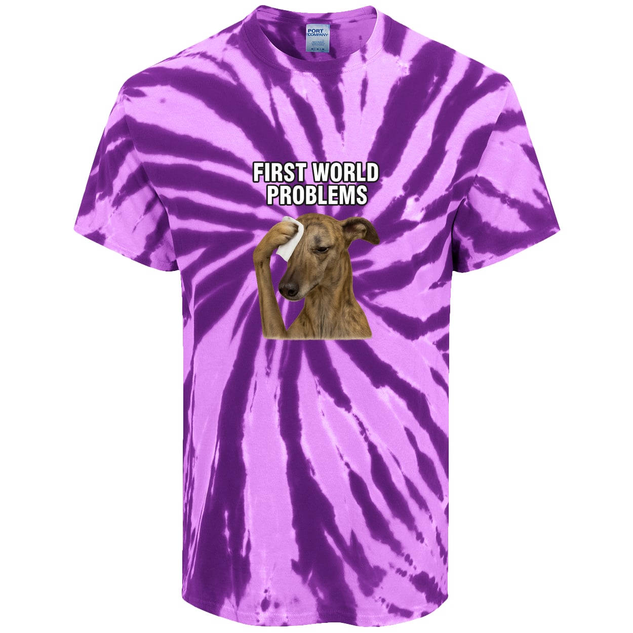 PC147 Port & Company Tie-Dye Tee - Purple