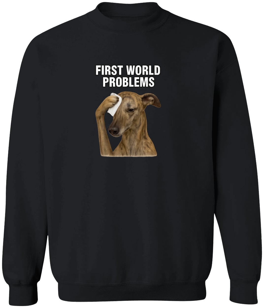G180 Gildan Crewneck Pullover Sweatshirt - Black
