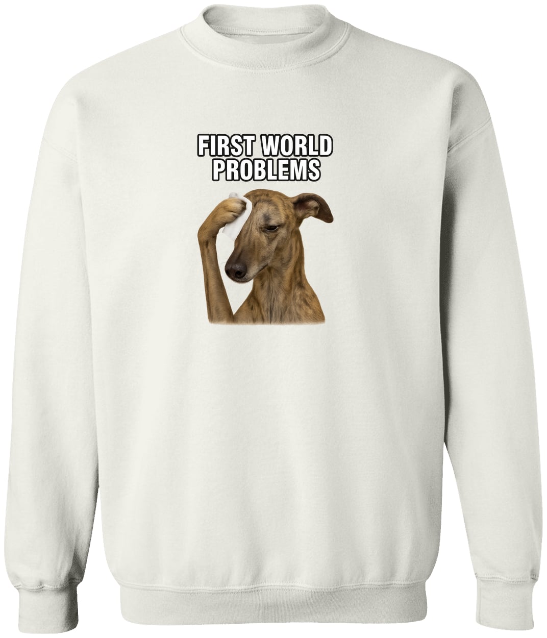 G180 Gildan Crewneck Pullover Sweatshirt - White