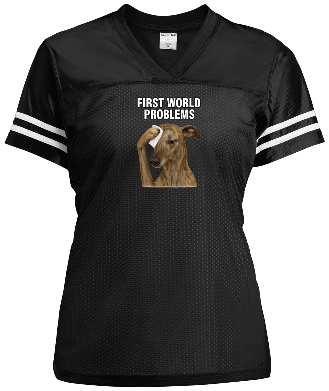 LST307 Sport-Tek Ladies' Replica Jersey - Black/White