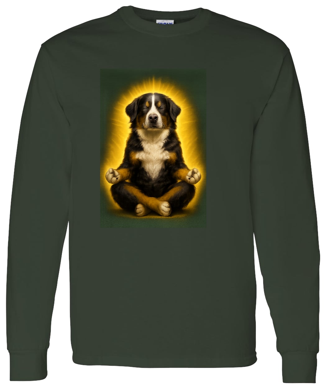 G540 LS T-Shirt 5.3 oz. - Forest Green