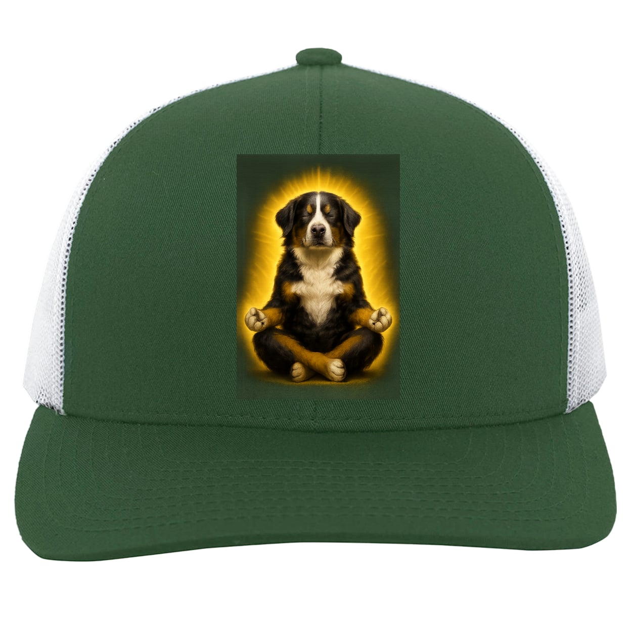 104C Trucker Snap Back - Dark Green/White