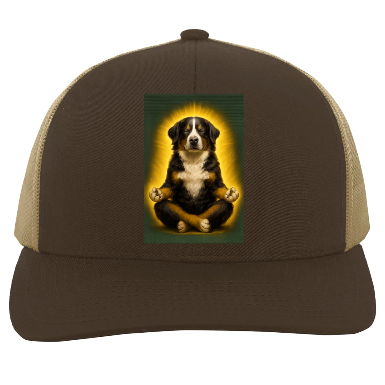 104C Trucker Snap Back - Brown/Khaki
