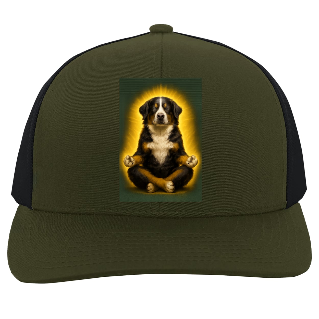 104C Trucker Snap Back - Moss/Charcoal