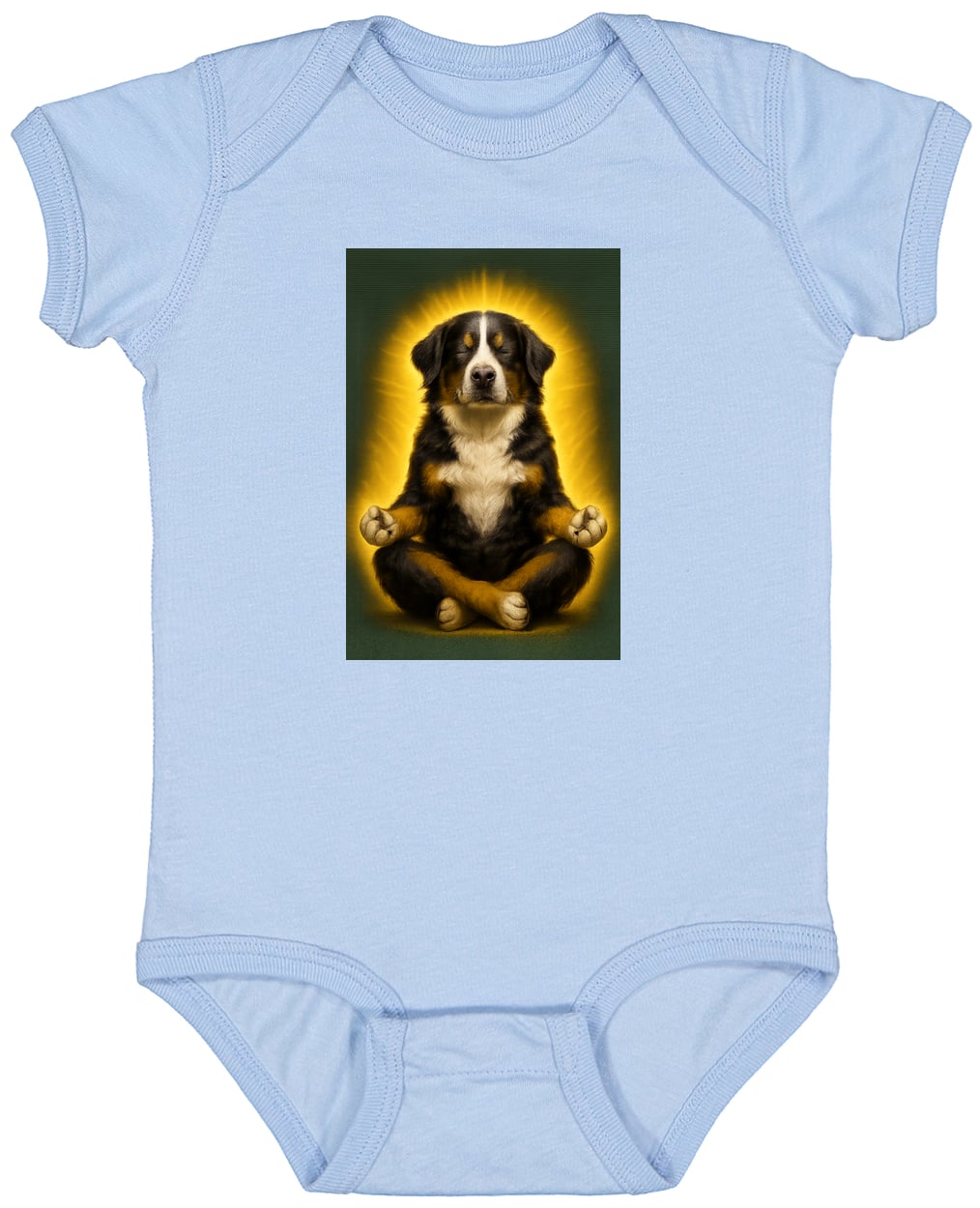 4424 Infant Fine Jersey Bodysuit - Light Blue