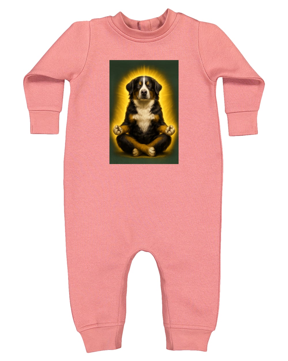 4447 Rabbit Skins Infant Fleece One-Piece Bodysuit - Mauvelous