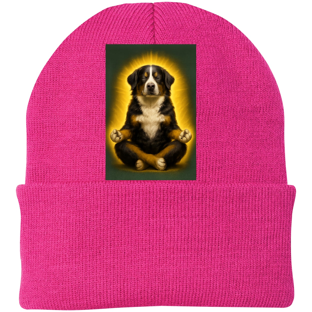 CP90 Port & Company Knit Beanie - Neon Pink
