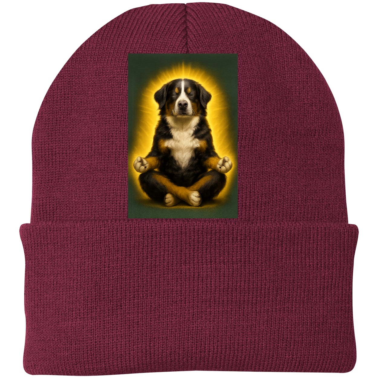 CP90 Port & Company Knit Beanie - Maroon