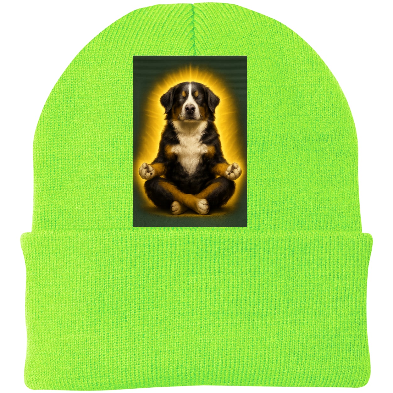 CP90 Port & Company Knit Beanie - Neon Green