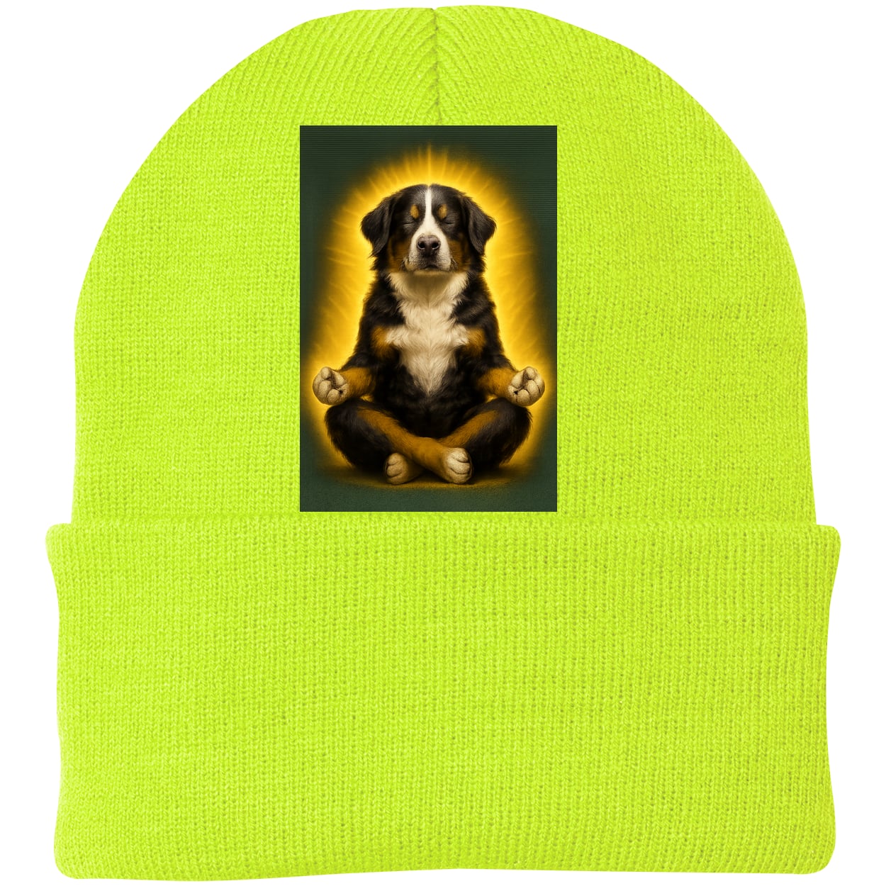 CP90 Port & Company Knit Beanie - Neon Yellow